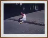 Paul Graham, Untitled #38, Woman on Sidewalk, New York, 2002, Cibachrome on paper mounted on acrylic glass, in artist's frame
