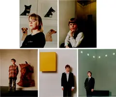 Christian Jankowski, Galerie der Gegenwart "2097" Hamburgen Kunsthalle (zur Eröffnung), 1997, c-print, in 5 parts