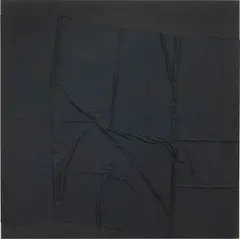 Tom Burr, Drawn to Delirium, 2012, wool blankets and steel tacks on dyed wood