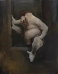 Hugo Wilson, Merchant, 2011-12, oil on wooden panel