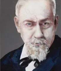 Sigmund Freud 02 by Lita Cabellut, 2012, oil on linen, offered Jul 2021