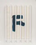Richard Tuttle, Representation 4, 1984, wood, paper and watercolour on canvas