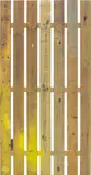 Fredrik Værslev, Untitled (Frieze Garden Painting #04), 2011, house paint, rust, tar, lacquer and nails on wood