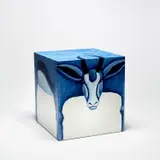 Nicolas Party, Dinner for 24 Animals (Gazelle), 2016, acrylic on wood