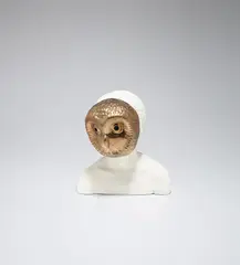 Charming Baker, All I Want is for You Not to Speak Unless You Can Improve on the Silence, 2011, paint on bronze