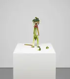 Tony Matelli, Vegetable Man, 2007, painted bronze, in 4 parts