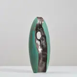 Nazar Bilyk, CUT, 2018, patinated bronze