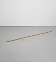 Carl Andre, 45-Part Steel Cut, 1972, transformer core steel sheet, in 45 parts