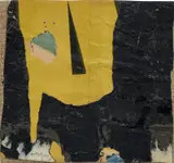 Rotella, Senza Titolo, 1958, paper collage on canvas