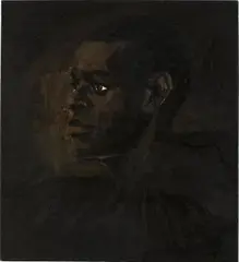 Wren by Lynette Yiadom Boakye, 2011, oil on canvas, sold Oct 2021