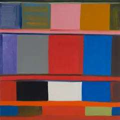 Stanley Whitney, Iraqi Blues, 2007, oil on linen