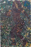 Mequitta Ahuja, Jeweled, 2010, oil on canvas