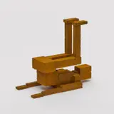 Antony Gormley, LIFT 5 (MEME) III, 2018, cast iron