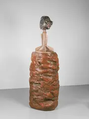 Ghoul #1 by Mike Kelley, 2005, mixed media, sold Oct 2021