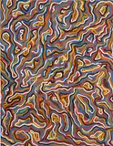 Sol LeWitt, Squiggly brushstrokes, 1996, gouache on paper