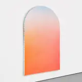 Alex Israel, Untitled (flat), 2013, acrylic on stucco and ceramic tiles on aluminium frame
