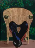 Eduardo Arroyo, La chaise de Yalta, 1969, oil on canvas