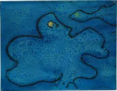 Die Wankelmutter by Max Ernst, 1963, oil on canvas, sold Oct 2021
