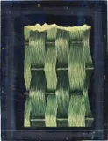Max Ernst, Clôture, 1967, paper collage, oil and marking pencil on panel