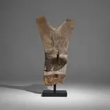 Dogon, Toguna post, carved wood