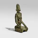 Dogon, Kneeling figure, bronze