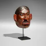 Tsimshian or Nisga’a, Portrait mask, carved and painted wood