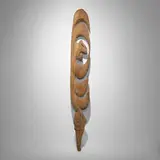 Yimar, Monumental Yipwon spirit hook figure, carved wood