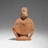 Maya, Seated figure, terracotta