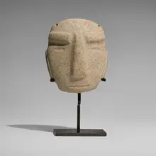 Mezcala, Head, stone