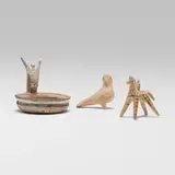 Collection of three objects by Ancient Greek and Daunian, earthenware, sold Jul 2025