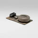 Native American, Arrow shaft straighteners, collection of three, stone