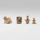 Jalisco, Collection of four objects, terracotta; earthenware