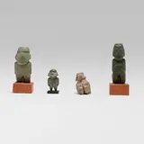 Mezcala, Collection of four figures, stone