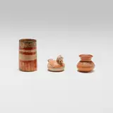 Maya, Collection of three vessels, earthenware