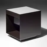 Minotti, Elliot outdoor side table, powder-coated steel, gneiss stone