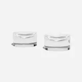 Eichholtz, Bowl Conex, pair, crystal glass