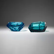 Eichholtz, Bowl Alma and Bowl Las Hayas, two works, crystal glass