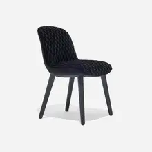 Marcel Wanders, Mad dining chair, upholstery, dyed elm