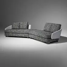 Rodolfo Dordo, Lawson sofas, set of two, leather, upholstery