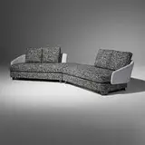 Rodolfo Dordo, Lawson sofas, set of two, leather, upholstery