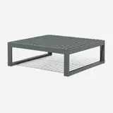 DNA outdoor coffee table by José Gandía-Blasco Canales, powder-coated aluminum, sold Jul 2025