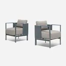 Daniel Germani, Solanas outdoor armchairs, pair