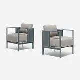 Daniel Germani, Solanas outdoor armchairs, pair