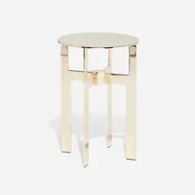 Minotti, Occasional table, chrome-plated steel