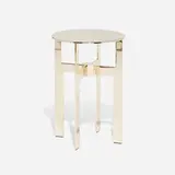 Minotti, Occasional table, chrome-plated steel