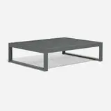 DNA outdoor coffee table by José Gandía-Blasco Canales, powder-coated aluminum, sold Jul 2025