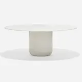Oscar and Gabriele Buratti, Gon dining table, enameled steel