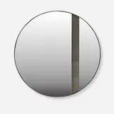 Laskasas, Rod wall mirror, stainless steel, mirrored glass