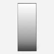 Piero Lissoni, Reflection mirror, enameled metal, mirrored glass