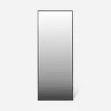 Piero Lissoni, Reflection mirror, enameled metal, mirrored glass
